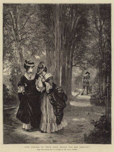 Il corso del vero amore non è mai stato liscio da George Adolphus Storey